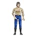 Bruder Woman with Light Skin/Blue Jeans Toy Figure