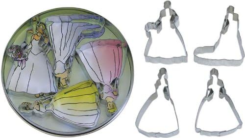 Brides Tin Cookie Cutter 4 Pc Set L1814