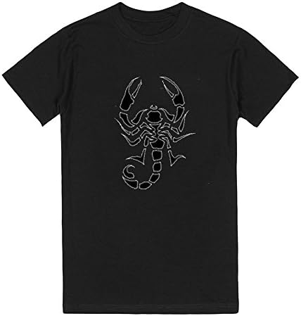 WYOSS Shirt Man Letter Scorpion Pattern Fashion Champion Comfortable Soft Ventilation Trump Sport Black White Shirt