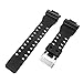 16mm Black Resin Watch Band Fits Casio G-Shock GA-100, GA-300, GA-120, GA-110C, GD-100, GAC-100, GA-120BB