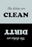 Clean/Dirty Dishwasher Magnet - 4