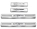Salusy 4pcs Door Entry Sill Plate Scuff Plate Cover For Mitsubishi Outlander 2013 2014 2015 2016 2017