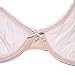 Sheer Bra and Panty Sets for Women, See Through Mesh Underwire Bras Briefs Lace Lingerie Set 2 Piece(V279TS-Beige-40D