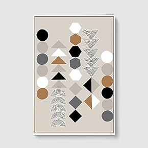 Framed Home Artwork Nordic Style for Living Room Bedroom