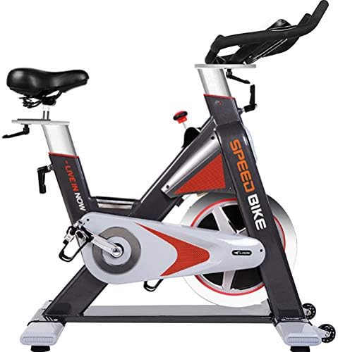 L NOW Indoor Cycling Bike Indoor Exercise Bike Stationary- Belt Drive with 44LBS Stable Flywheel,Heart Rate and LCD Monitor Commercial Standard for Home Cardio (LD577)