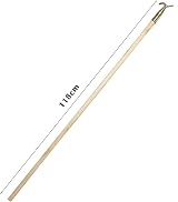 Trade Access Panels Wooden Pole Brass Hook 1.18m for Skylight Loft Hatch Blinds view 3