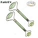 2 Pack Jade Roller Facial Massager, Double Face Neck Eye Healing Massage, Natural Weight Loss Stone Therapy Anti Aging Massager, Fat Loss Slimming Tool Beauty Skin Rollers