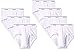 Fruit of the Loom Men's 7Pack White Briefs Underwear, 4XL