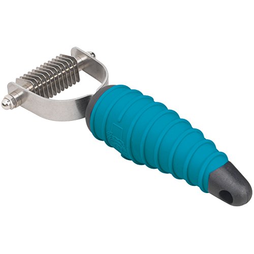 Master Grooming Tools Stripping Tools - Contoured Stripping Tools for Dog Grooming - 12-Blade Style, 6½"