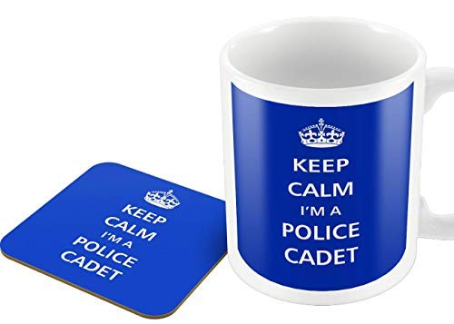 The Victorian Printing Co - Keep Calm - I'm A Police Cadet - Mug and Coaster Set