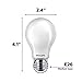 Philips LED Classic Glass Non-Dimmable A19 Light Bulb: 800-Lumen, 5000-Kelvin, 7-Watt (60-Watt Equivalent), E26 Base, Daylight, Frosted, 16-Pack