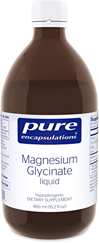 Pure Encapsulations - Magnesium Glycinate Liquid - Supports Musculoskeletal, Cardiometabolic and Emotional Health - 480 ml (16.2 fl oz)