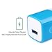 Wall Charger Plug Box, CIQILY 5-Pack 1Amp Universal Home Travel USB Charger Brick Power Adapter Charging Cube Plug for iPhone X 8/7/6 Plus SE/5S, Samsung Galaxy S8 Plus/S7/S6/S5 Edge, Android Phone