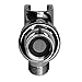 Purelux Adjustable Hand Shower Arm Mount with Brass Swivel Ball Connector, Chrome Showerhead Holder