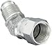 Eaton Aeroquip 2070-6-6S 45 Degree Swivel Nut Elbow, JIC 37 Degree End Types, Carbon Steel, 3/8 JIC(f) x 3/8 JIC(m) End Size, 3/8