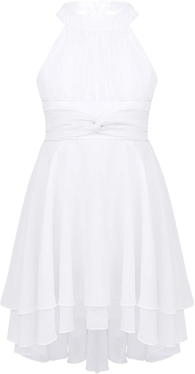 Festliches Kleid Weiß 164