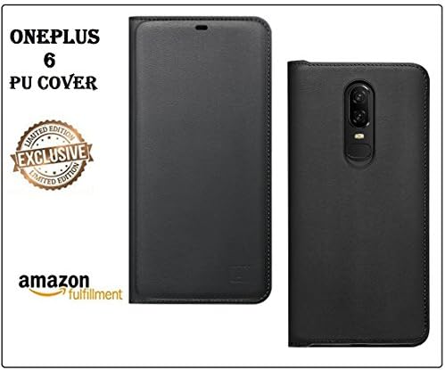 Annant 360Degree Full Protection Smart PU Leather Flip Case for OnePlus 6(Black, OnePlus 6)