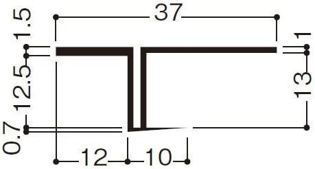 Amazon フクビ化学 F見切 Fp 12号 長さ1 m 白 1箱100本価格 Fp12 継手