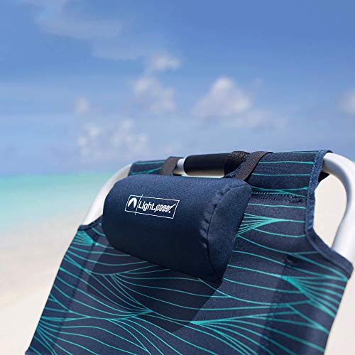 Lightspeed Outdoors Reclining Beach Chair Lightweight Folding Chair