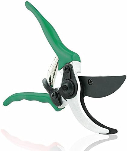 Garden Pruning Shears - Heavy Duty Garden Clippers with Rust Proof Steel Blades - Handheld Gardening Tools Bypass Pruner Shears