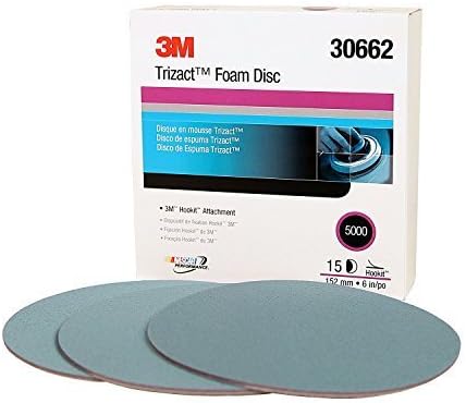 3M (30662) Hookit Trizact 6" 5000 Grit Foam Disc by Trizact
