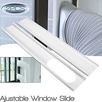 GUCHIS 2Pcs Window Slide Kit Plate for Portable Air Conditioner(Not Included Window Adapter)