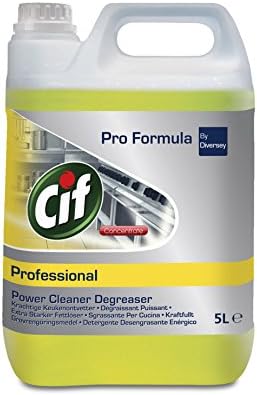 Cif Professional 100856436 Power Degreaser Concentrate Perfume and Dye with Aluminiumverträglich for Food Areas, 5 L
