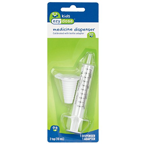 Ezy Dose Calibrated Oral Medicine Syringe 2 TSP (10 mL) with Bottle
