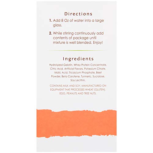 BariWise High Protein Powder Fruit Drink (15g Protein) / Low-Carb Diet Drinks - Peach & Mango (7 Servings/Box) - Fat Free, Low Carb, Low Calorie, Sugar Free