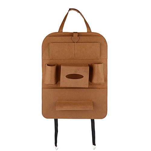 ThinIce Car Seat Back Organizer Multi-Pocket Travel Storage Holder Bag for Cars SUVs Trucks Vans