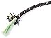 Utility Rope Paracord Nylon Twine - 32 Strands Diamond Braided,100% New Polypropylene,max Working Capacity 330LBS, 1/2 inch,50ft and 100ft, Garden and Farm, Home (1/2 inch by 100ft, Black)