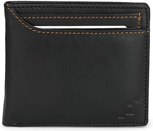 - Shopnz Leather Wallet for Men | Genuine Handmade Brown Leather Wallet – 101(Brown) (Black)