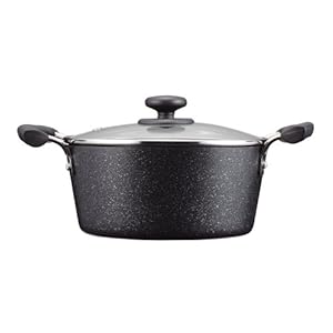 パール金属 プレミアムマーブル 内面4層+外面3層 マーブル加工 IH対応 両手鍋