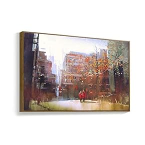 Framed Canvas Wall Art for Living Room, Bedroom Fantasy Idea Paintings Canvas Prints for Home Decoration Ready to Hanging - 16x24 inches