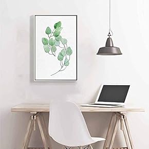 Framed Home Artwork Nordic Style Plants for Living Room Bedroom