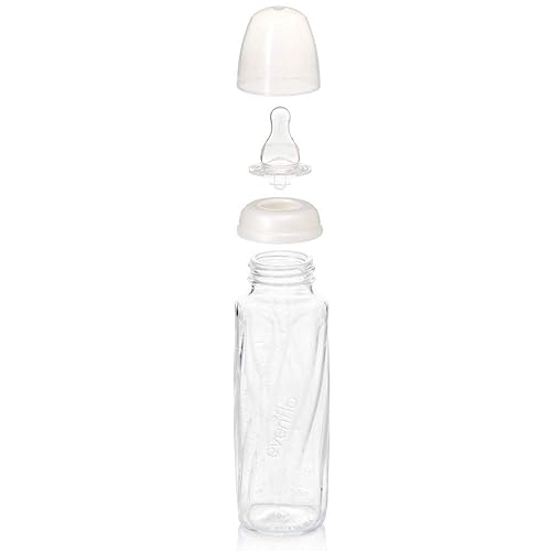 Evenflo Feeding Glass Premium Proflo Vented Plus Bottles for Baby, Infant  and Newborn - Helps Reduce Colic - Clear, 8 Ounce, 6 Bottles in Kenya |  Whizz Bottles