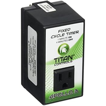 Titan Controls Fixed Cycle Timer, Single Outlet - Apollo 3