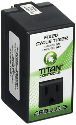 Titan Controls Fixed Cycle Timer, Single Outlet - Apollo 3