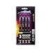Blue Retractable Gel Pens 4 Pack with Medium Points, Uni-Ball 207 Signo Click Pens are Fraud Proof and the Best Office Pens, Nursing Pens, Business Pens, School Pens, and Bible Pens