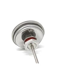 Termómetro de acero inoxidable de 3.0 in con montaje de montaje. Ideal para la preparación en casa.