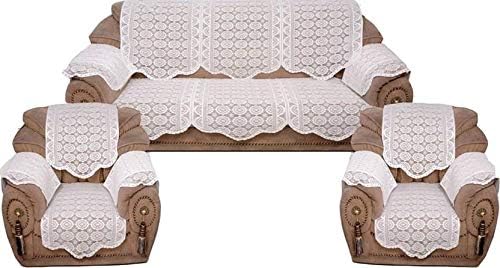 Unique Productions™ Kurresia Sofa Cover for Living Room (Pure White)