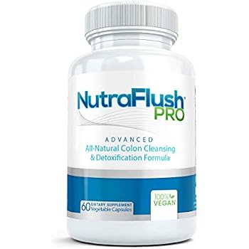 Nutraflush Pro The 1 Complete Colon Cleanser And Full Body Detox Cleanse Supplement 60 Capsules