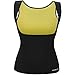HOPLYNN Neoprene Sauna Waist Trainer Corset Vest For Weight Loss, Hot Body Shaper Slimming Vest For Women Black L