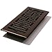 Decor Grates AJH310-RB Oriental Floor Register, 3x10 Inches, Rubbed Bronze Finish