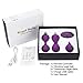 Fovel Kegel Balls Kit Exercise Weights - 2 in 1 Massager Ben Wa Balls for Beginners Upgradeed Silicone Wireless Remote Control Massager Rechargeable Pelvic Floor Kegel Exercise(Advanced Stage,Purple)