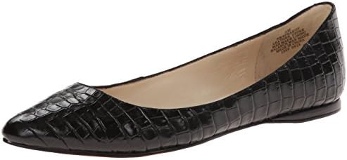 Nine West Women's Speakup Crocco Ballet Flat