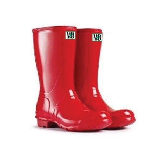 Moneysworth & Best Kid's Rubber Rain Welly Boots, 5, Red
