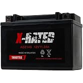 ThrottleX Batteries - ADZ14S- AGM Replacement Power Sport Battery
