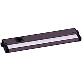 Maxim Lighting 89863BZ CounterMax 5K - 6W 1 LED Undercabinet-12 Inches Length and 3.5 Inches Wide, Finish Color: Bronze
