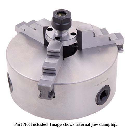 HHIP 3900-3109 Rückplatte Für 3-Backen-Futter – 1/2-20 Gewinde, 7,6 Cm